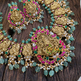 Precious Jadau Kundan Krishna Short Neckpiece -J1281